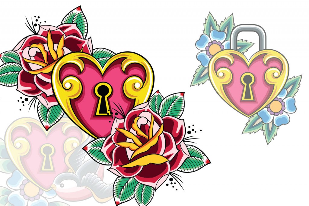 lock & heart tattoo - Baja Tattoo Baja Tattoo lock & heart tattoo - Baja Tattoo Baja Tattoo